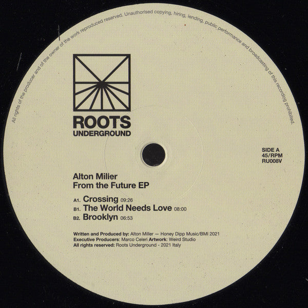Alton Miller : From The Future EP (12