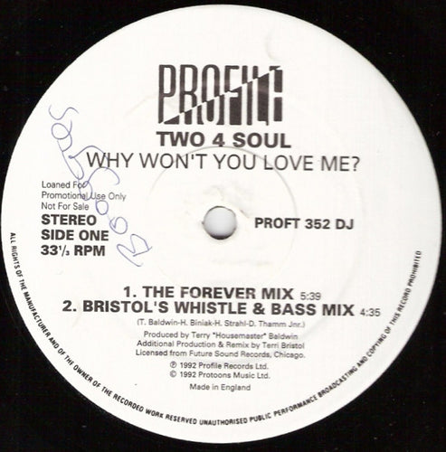 Two For Soul : Why Won't You Love Me? (12