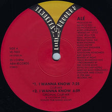 Load image into Gallery viewer, Alé : I Wanna Know (12")
