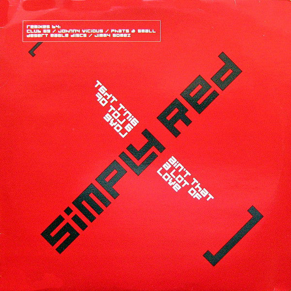 Simply Red : Ain't That A Lot Of Love (2x12