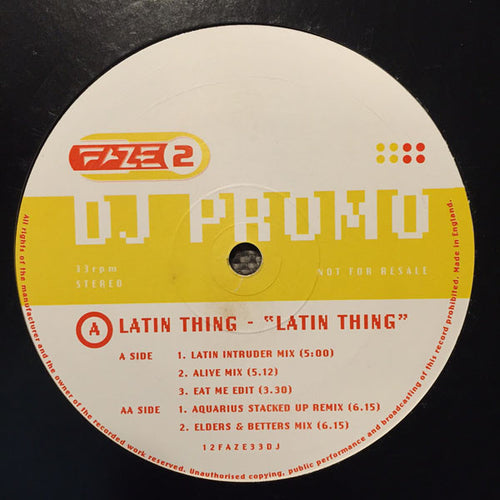 Latin Thing : Latin Thing (12