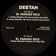 Load image into Gallery viewer, Deetah : El Paraiso Rico (2x12&quot;, Promo)
