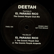 Load image into Gallery viewer, Deetah : El Paraiso Rico (2x12&quot;, Promo)
