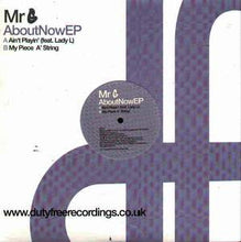 Load image into Gallery viewer, Mr G* : About Now EP (12", EP)
