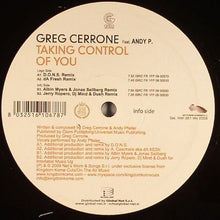 Load image into Gallery viewer, Greg Cerrone Feat. Andy P.* : Taking Control Of You (12&quot;)
