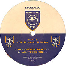 Load image into Gallery viewer, Mozaic : Sing It (The Hallelujah Song) (12&quot;, Promo)
