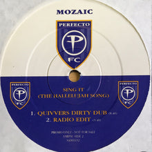 Load image into Gallery viewer, Mozaic : Sing It (The Hallelujah Song) (12&quot;, Promo)
