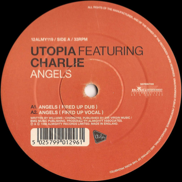 Utopia (7) Featuring Charlie (4) : Angels (12