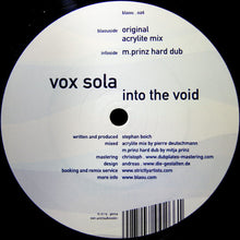 Load image into Gallery viewer, Vox Sola : Into The Void (12")
