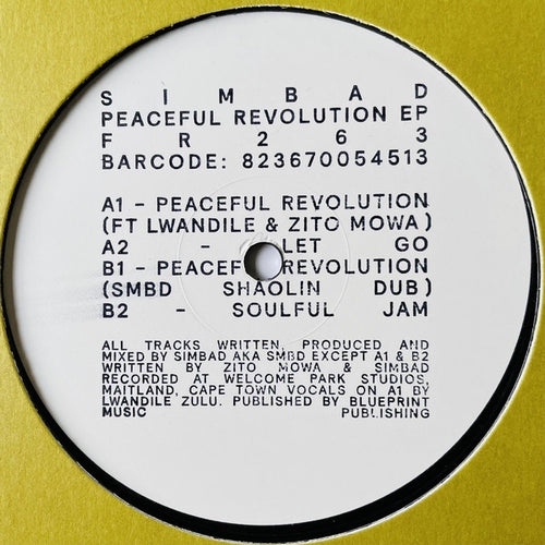Simbad : Peaceful Revolution EP (12