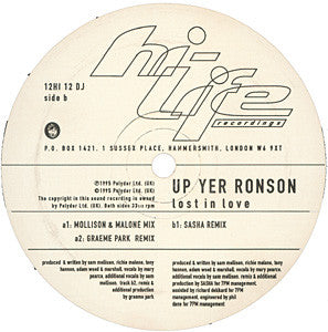 Up Yer Ronson : Lost In Love (12