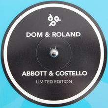 Load image into Gallery viewer, Dom &amp; Roland : The Search For Meaning / Abbott &amp; Costello (12&quot;, Ltd, Blu)
