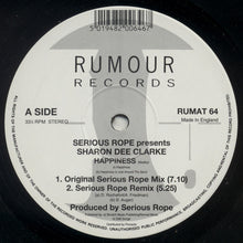 Load image into Gallery viewer, Serious Rope Presents Sharon Dee Clarke : Happiness (12&quot;)
