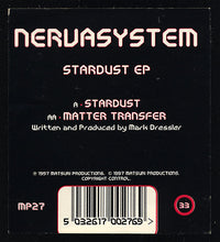 Load image into Gallery viewer, Nervasystem : Stardust EP (12", EP)

