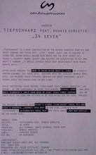 Load image into Gallery viewer, Tiefschwarz Feat. Ronnie Christie : 24 Seven (12")

