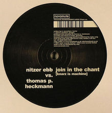Load image into Gallery viewer, Nitzer Ebb Vs. Derrick May / Nitzer Ebb Vs. Thomas P. Heckmann : Shame (Mayday Mix) / Join In The Chant (Knarz Is Machine) (12", RE)

