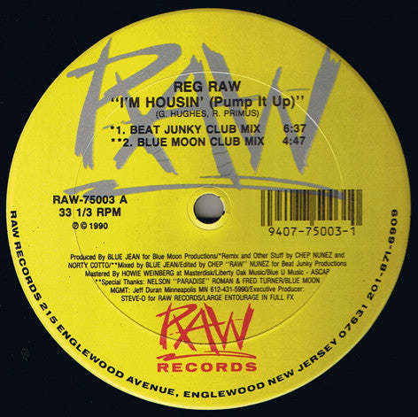 Reg Raw : I'm Housin' (Pump It Up) (12