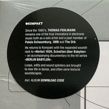 Load image into Gallery viewer, Thomas Fehlmann : Böser Herbst (LP, Album)
