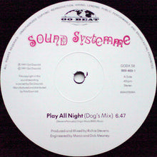 Load image into Gallery viewer, Sound Systemme : Play All Night (12&quot;, Single)
