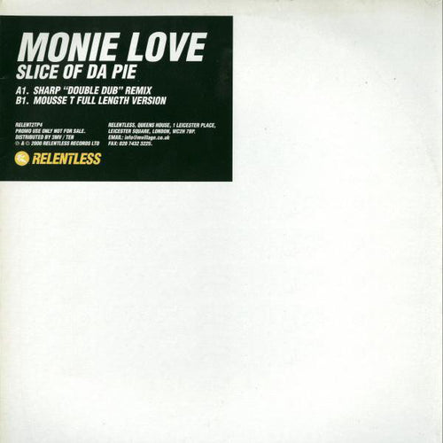 Monie Love : Slice Of Da Pie (12