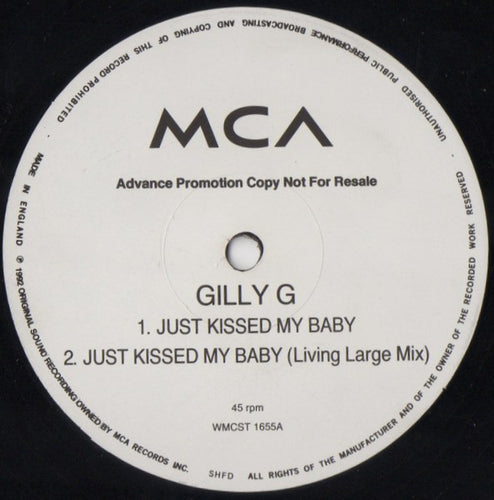 Gilly G : Just Kissed My Baby (12