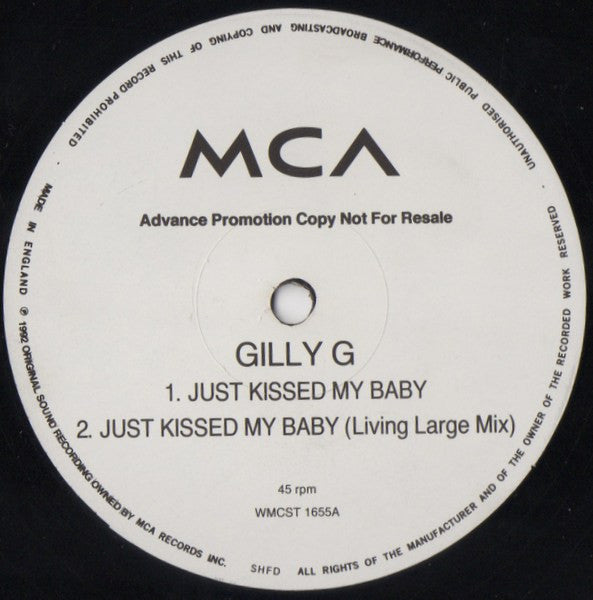 Gilly G : Just Kissed My Baby (12