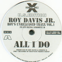 Load image into Gallery viewer, Roy Davis Jr. Featuring Smoove D (2) : Roy's Unreleased Traxx Vol. 1 (12")
