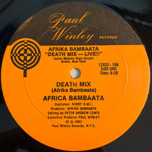Load image into Gallery viewer, D.J. Afrika Bambaataa* : Death Mix — Live!!! (12", Single)
