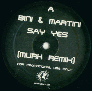 Bini & Martini : Say Yes (Murk Remix) (12