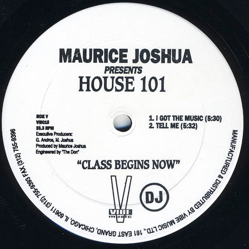 Maurice Joshua Presents House 101 : Time To Get Skooled!!! (12