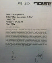 Load image into Gallery viewer, Rinôçérôse : Mes Vacances à Rio (12&quot;, Promo)
