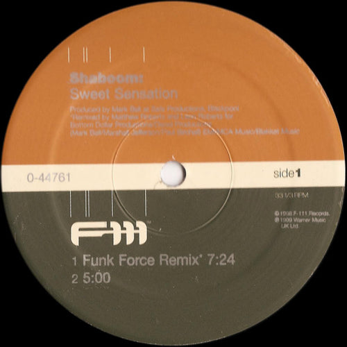 Shaboom : Sweet Sensation (12