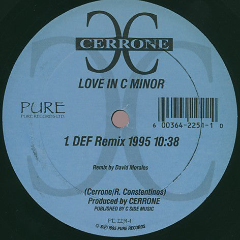 Cerrone : Love In C Minor (12