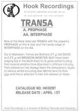 Load image into Gallery viewer, Transa : Prophase / Interphase (12&quot;, Promo, W/Lbl, Sti)
