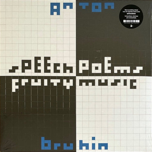 Anton Bruhin : Speech Poems / Fruity Music (LP, Album, Ltd)