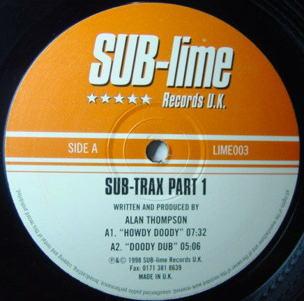 Alan Thompson : Sub-Trax Part 1 (12