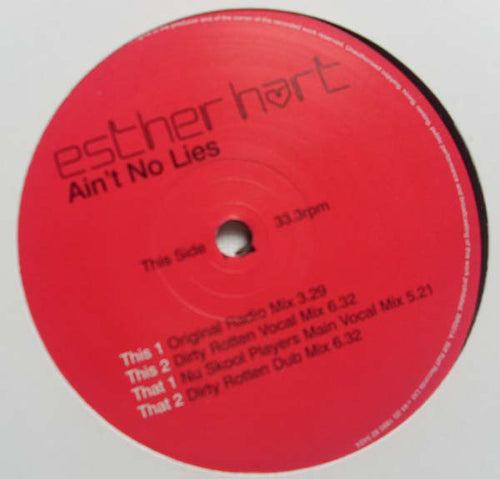 Esther Hart : Ain't No Lies (12