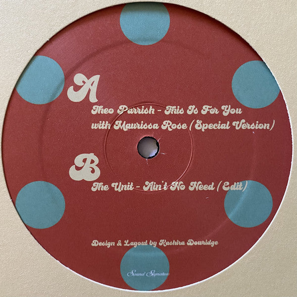 Theo Parrish : Special Versions (12