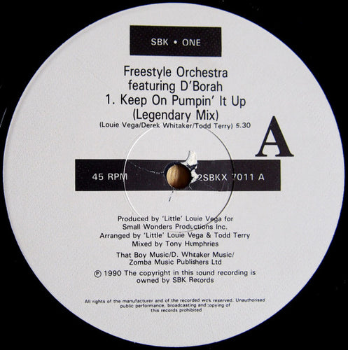 Freestyle Orchestra Featuring D'borah* : Keep On Pumpin' It Up (12