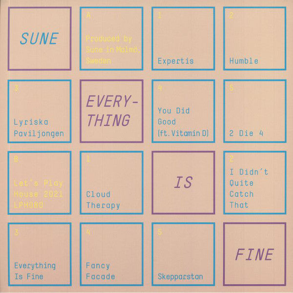Sune : Everything Is Fine (LP)