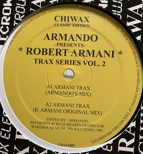 Armando Presents Robert Armani : Trax Series Vol. 2 (12