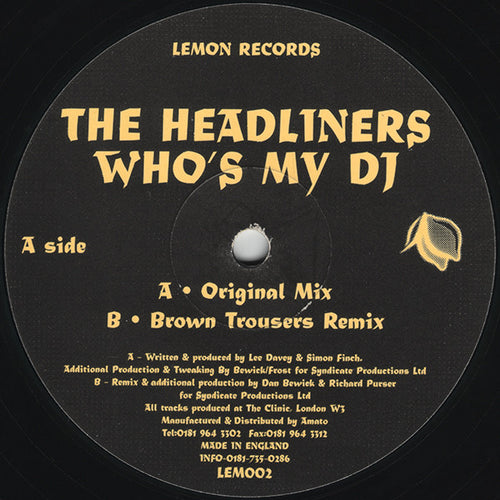 The Headliners (2) : Who's My DJ (12