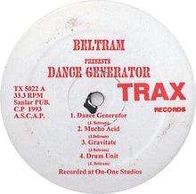 Load image into Gallery viewer, Joey Beltram : Dance Generator (LP, Red)
