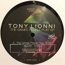 Load image into Gallery viewer, Tony Lionni : The Games People Play  EP (12", EP)
