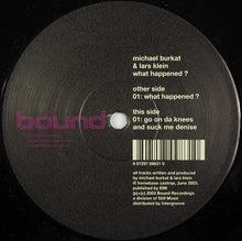 Load image into Gallery viewer, Michael Burkat &amp; Lars Klein : What Happened ? (12")
