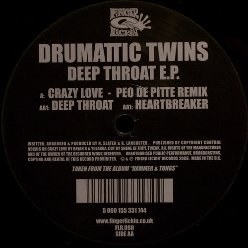 Drumattic Twins : Deep Throat E.P. (12