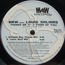 Load image into Gallery viewer, Masters At Work Featuring Luis Salinas : Pienso En Ti (I Think Of You) (12")
