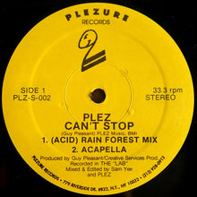 Load image into Gallery viewer, Plez : Can't Stop (12")
