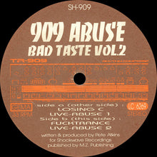 Load image into Gallery viewer, 909 Abuse : Bad Taste Vol.2 (12&quot;, Ora)
