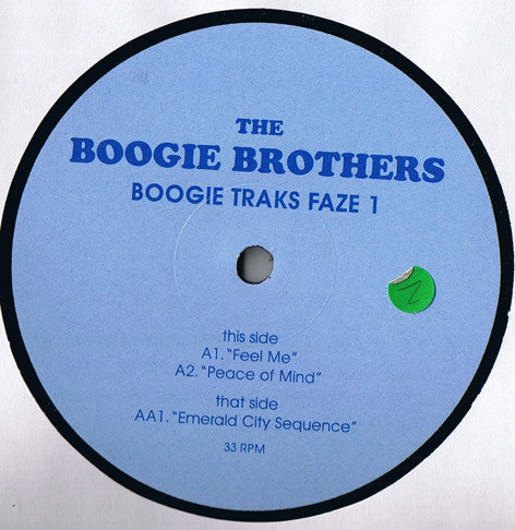 The Boogie Brothers* : Boogie Traks Faze 1 (12